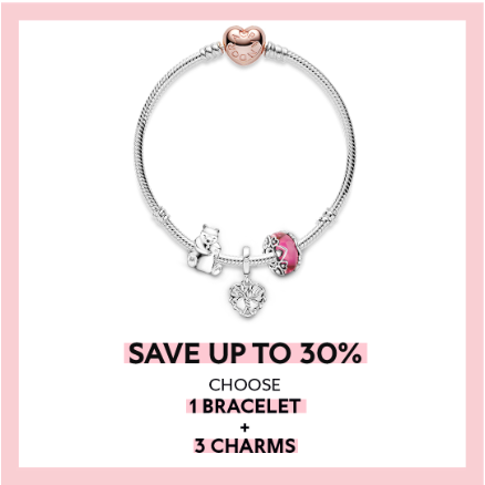 Save up to 30% and Build Your Own Bracelet Gift Set with Pandora icon