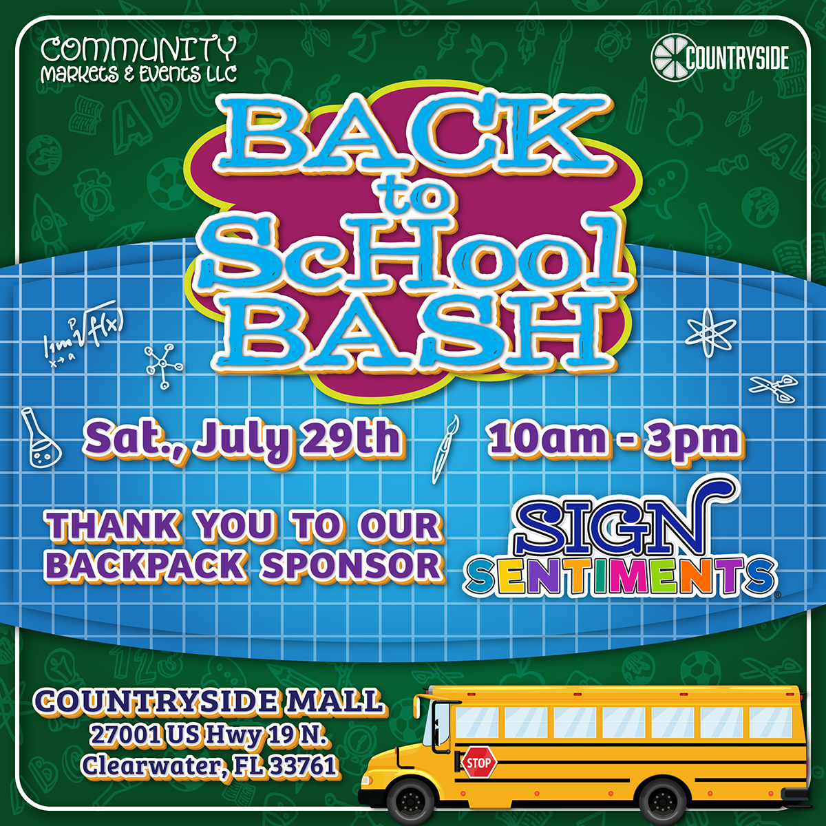 Back to School Bash Countryside Mall