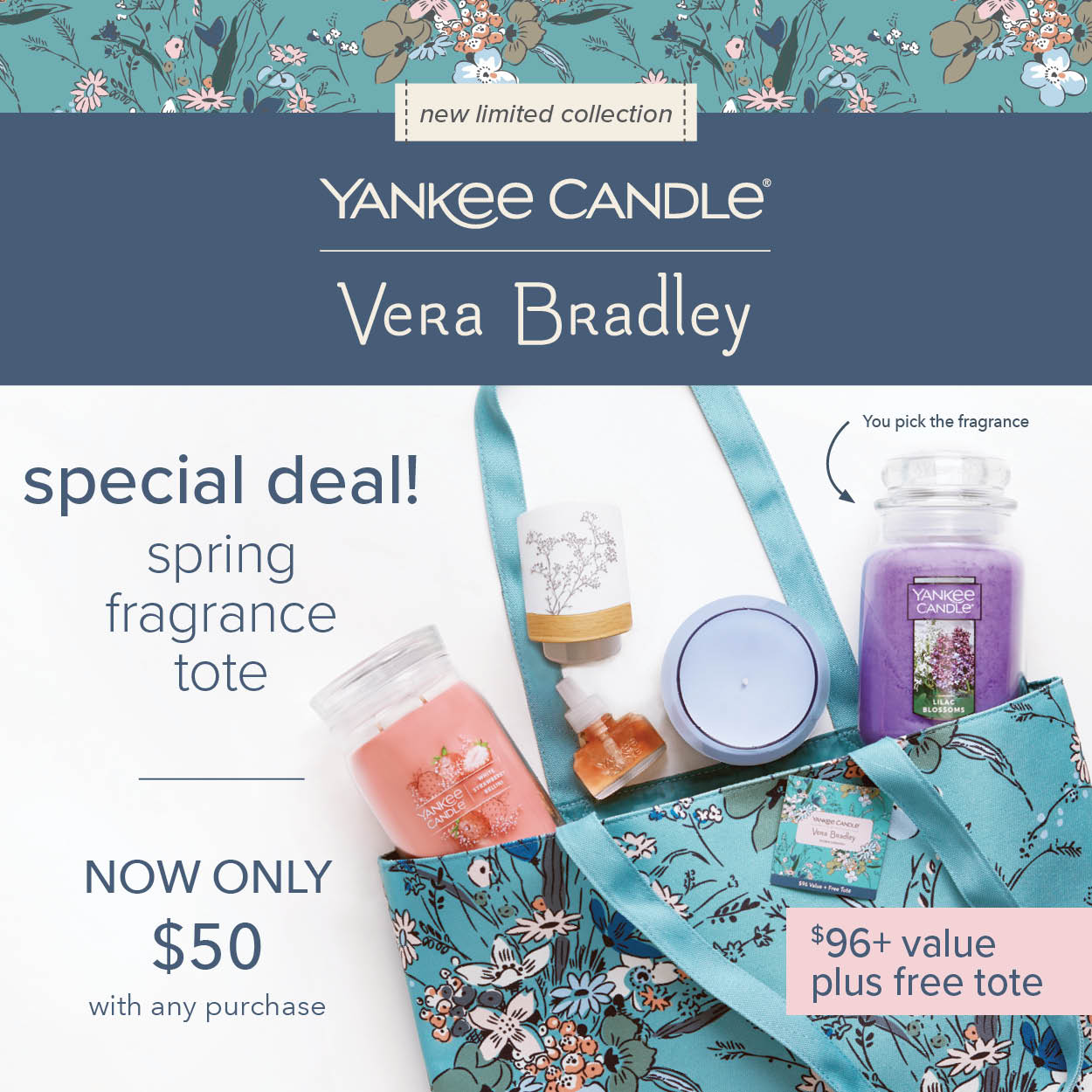 Spring Fragrance Tote – now only $50 with any purchase icon