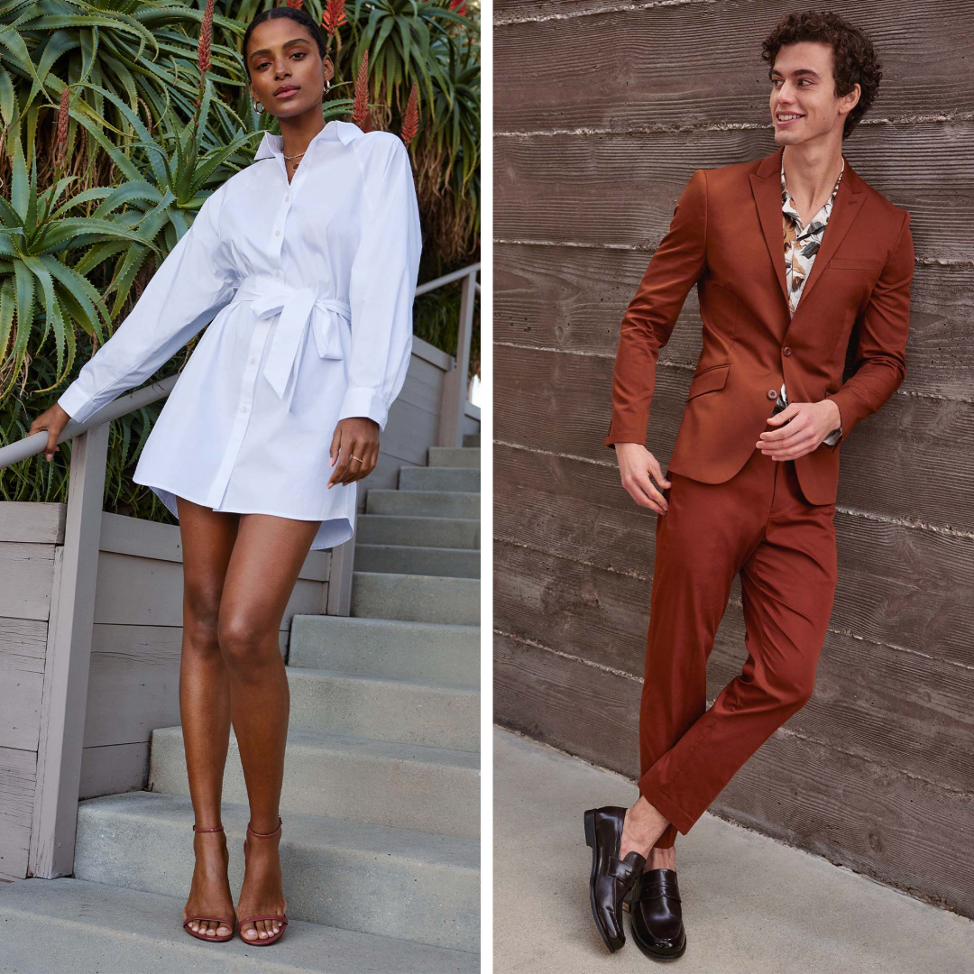 Up to 50% Off Women’s Tailoring | $100 Off All Men’s Suits icon