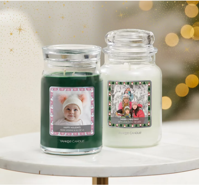 Brighten their season with Personalized Candles icon