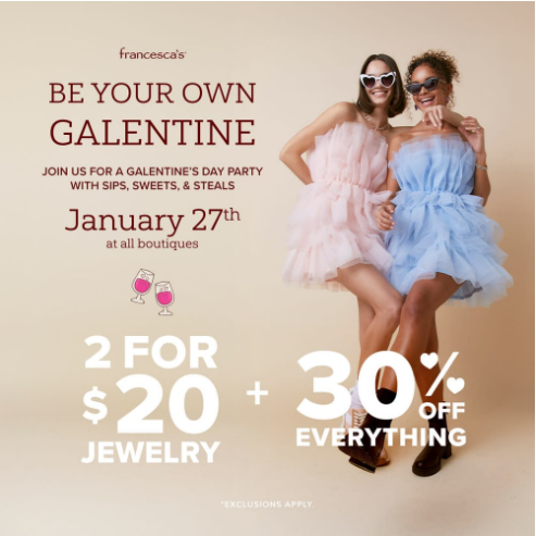 Francesca’s Galentine’s Party! icon