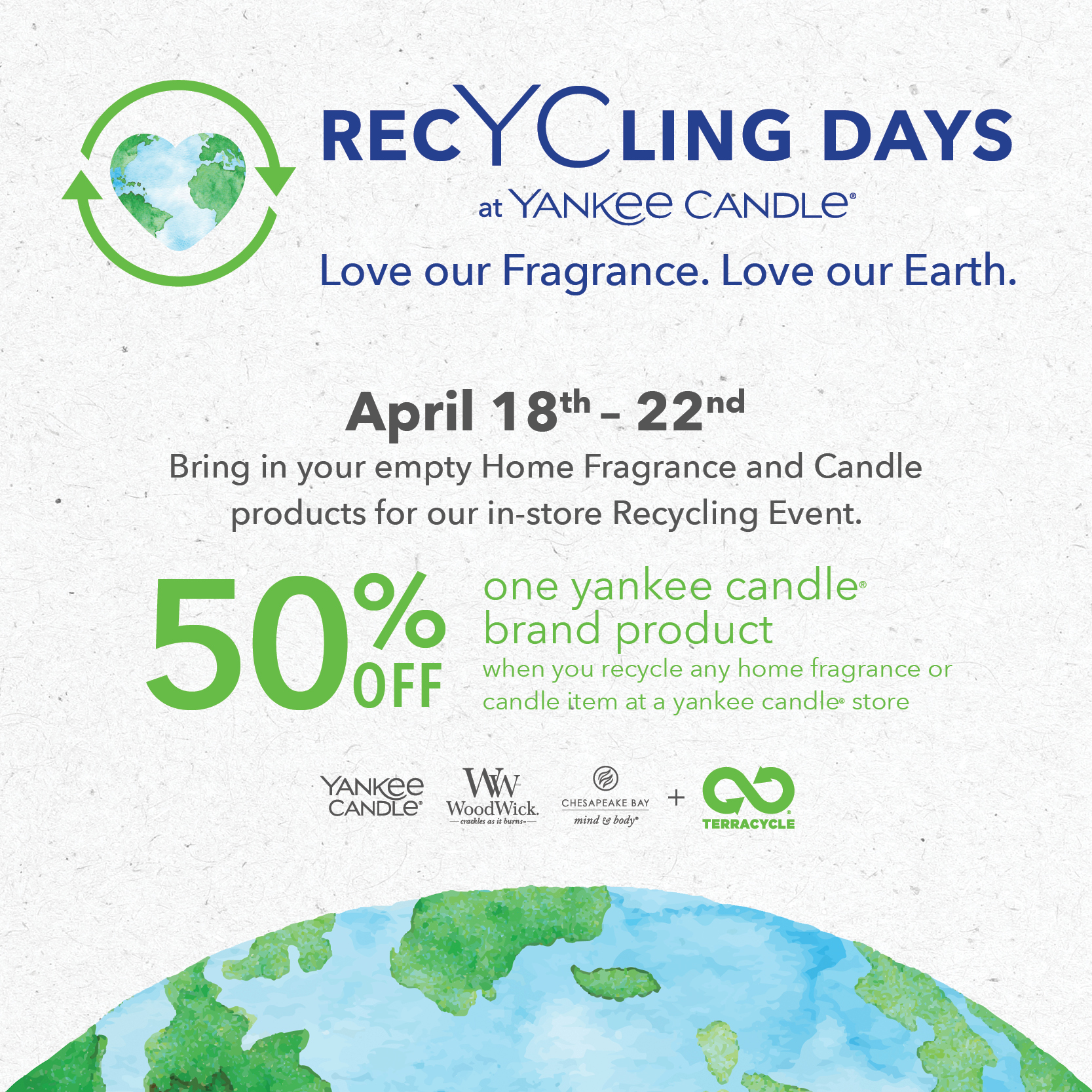 Recycling Days at Yankee Candle®! icon