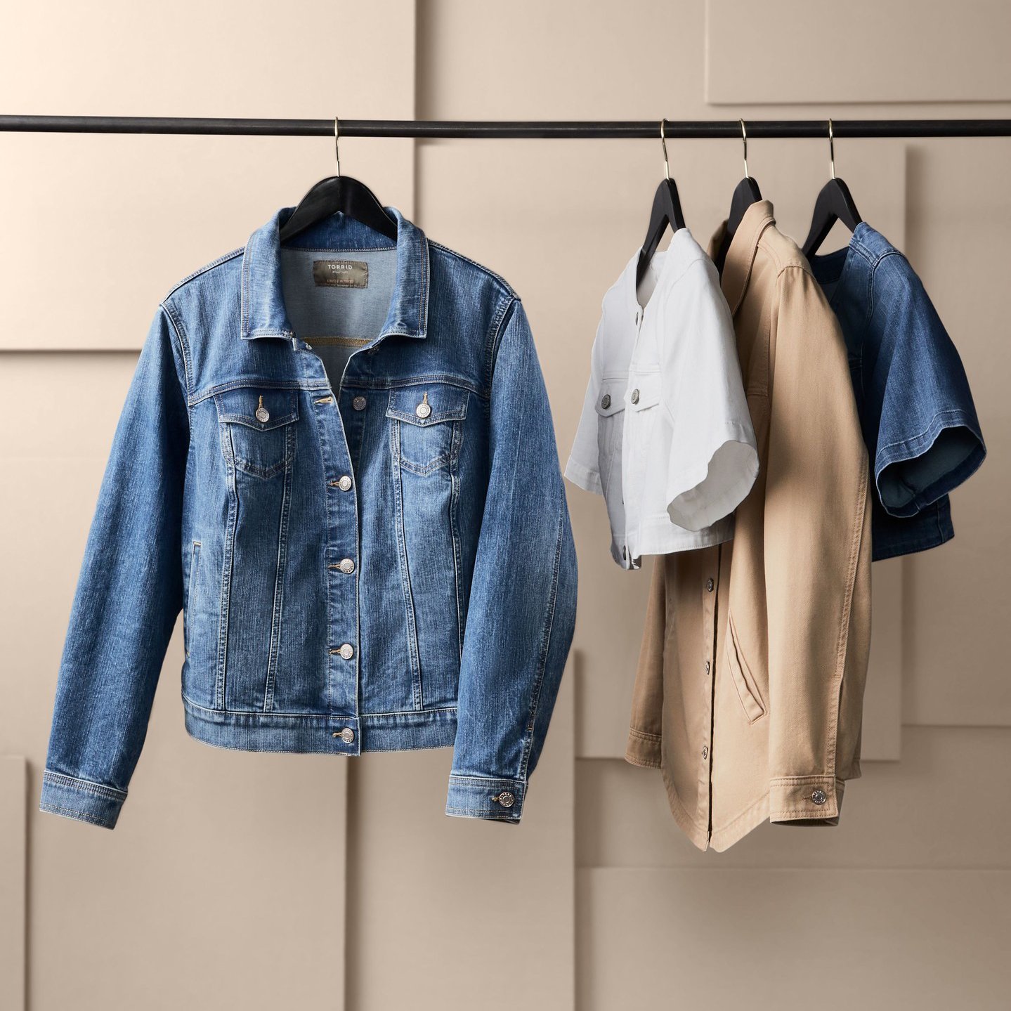 TORRID Torrid Jean jacket and shirts