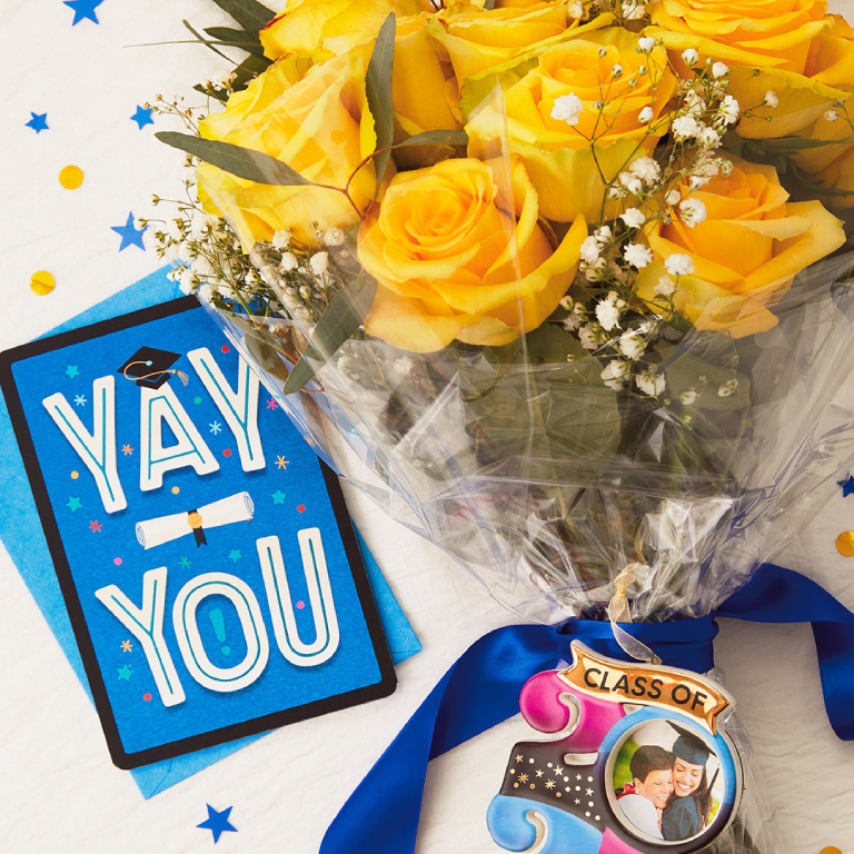 Hallmark Bouquet and Card