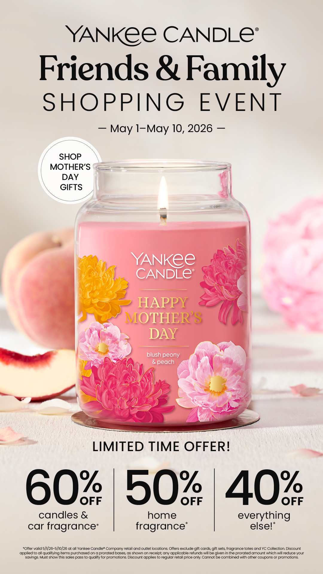 Yankee Candle Friends &amp; Family Shopping Event icon