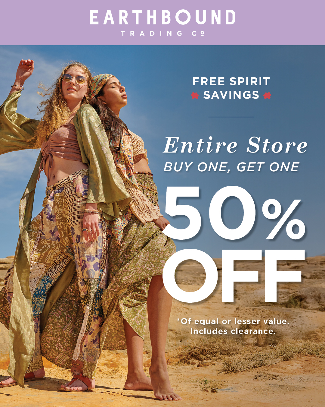 Entire Store BOGO 50% off! icon