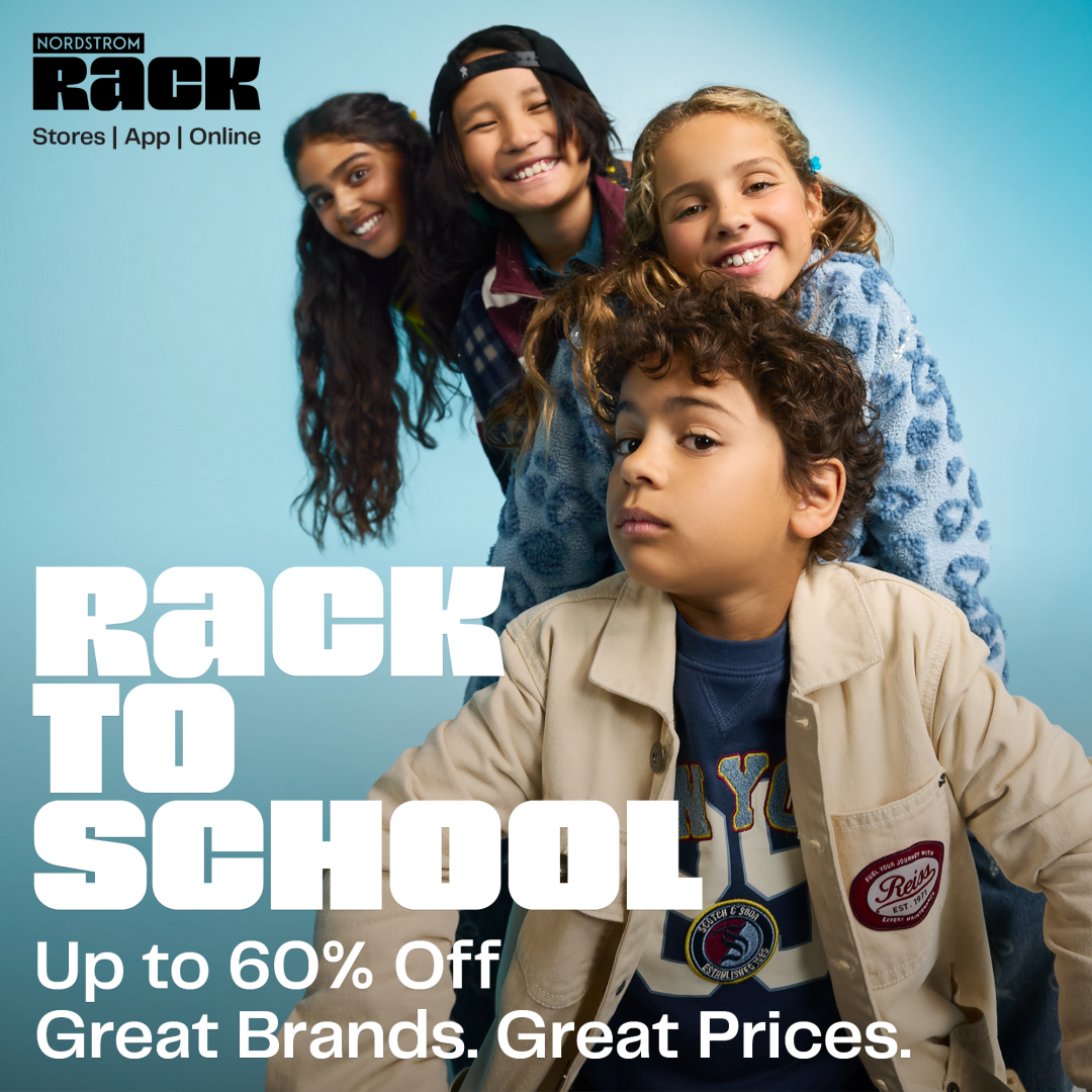 Rack to School Up to 60% Off icon