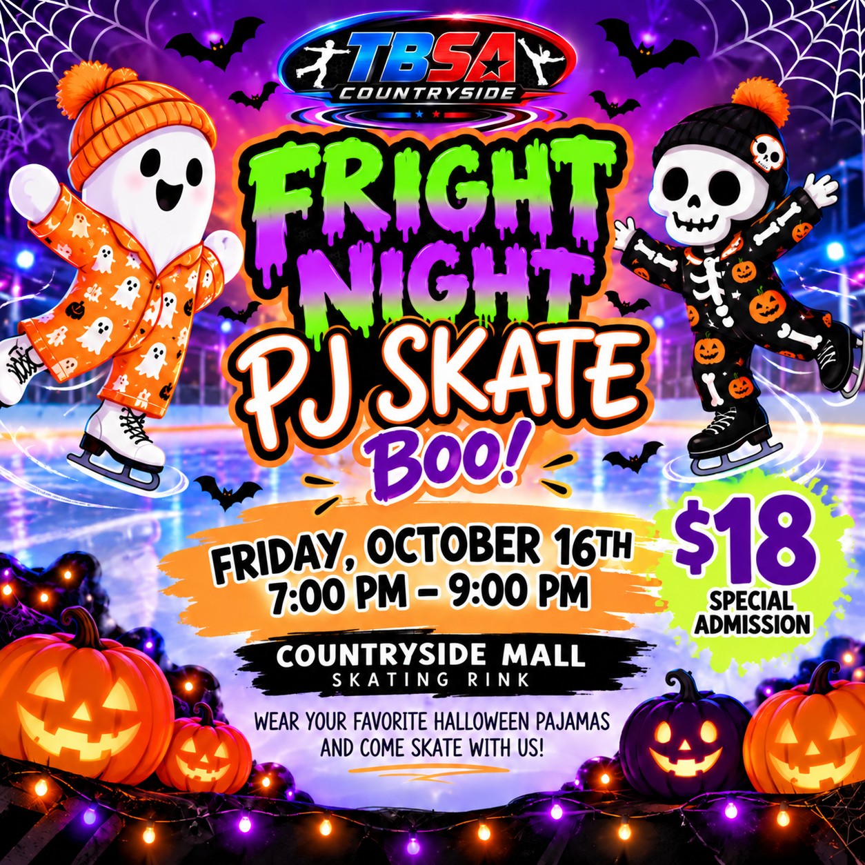 Fright Night PJ Skate